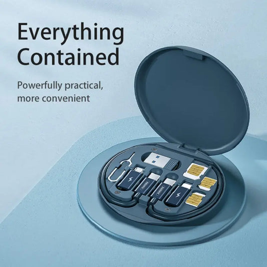60W Fast Charging Multi-function Charging Cable Storage Box 