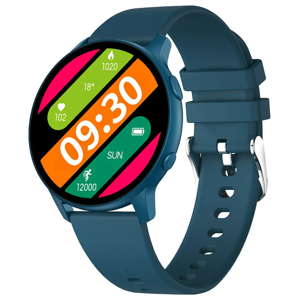 Smart Watch Full Circle Full Touch Heart Rate Pedometer 