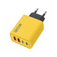 4 Port USB Charger Total 120W Type C Fast Charge Mobile Phone Adapter For iPhone Samsung Xiaomi Huawei Quick Charge Wall Charger No BrandLK