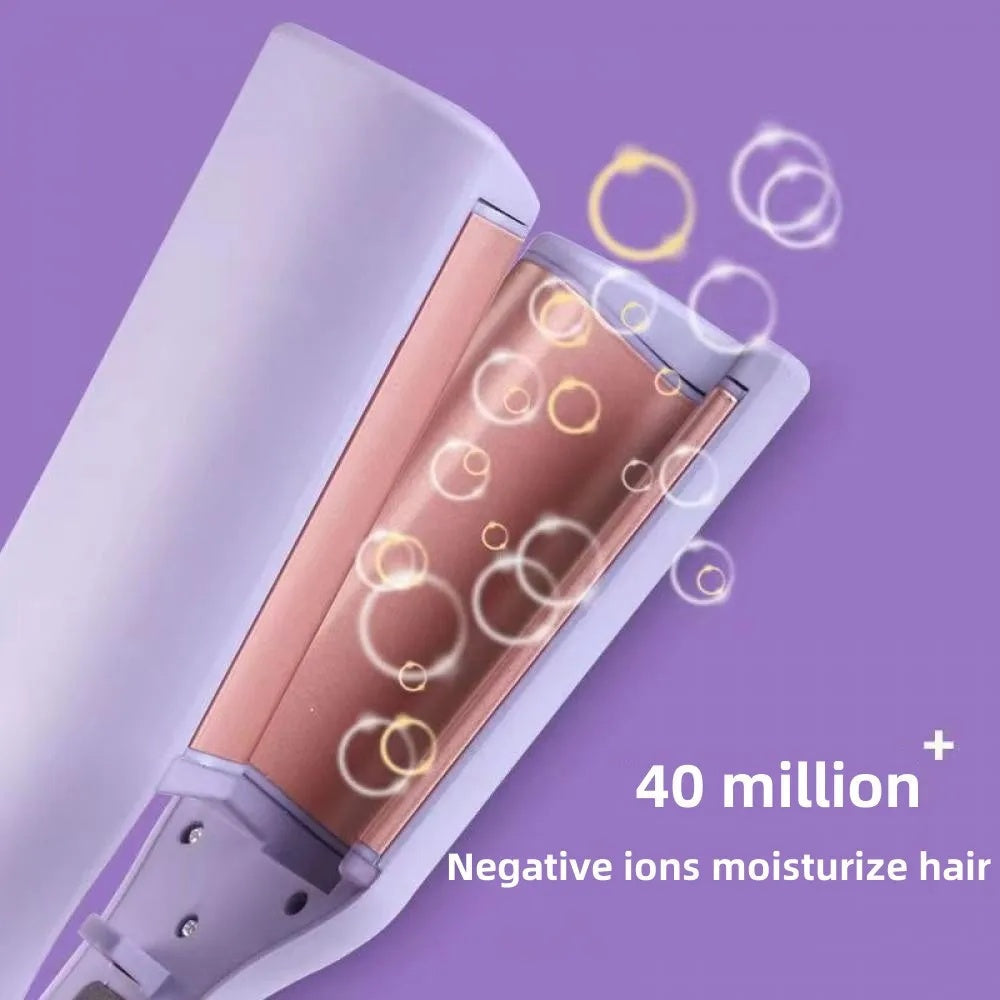 Hair Curling Iron 32mm Deep Wave Hair Curler 4 Temperature Adjustable 