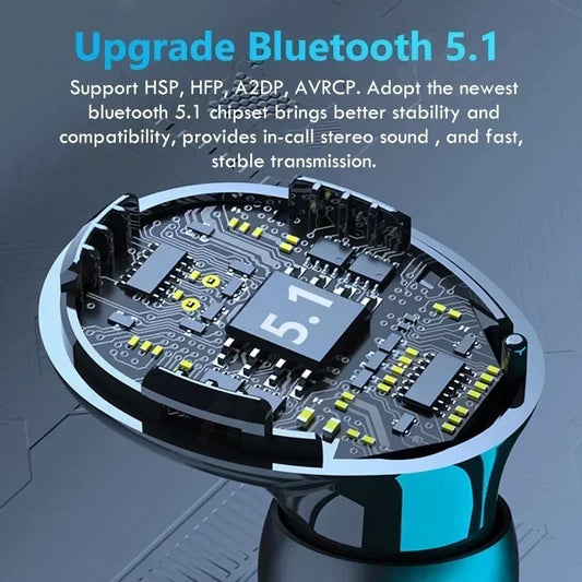 Original M10 Headphones Bluetooth Wireless Earpods Sports Stereo Noise Canceling Headphone Microphone Speaker Caixa De Som Gamer - No BrandLK