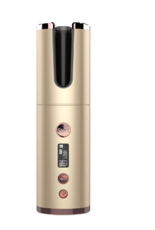 Wireless Rechargeable Curling Iron Electric Hair Curler 