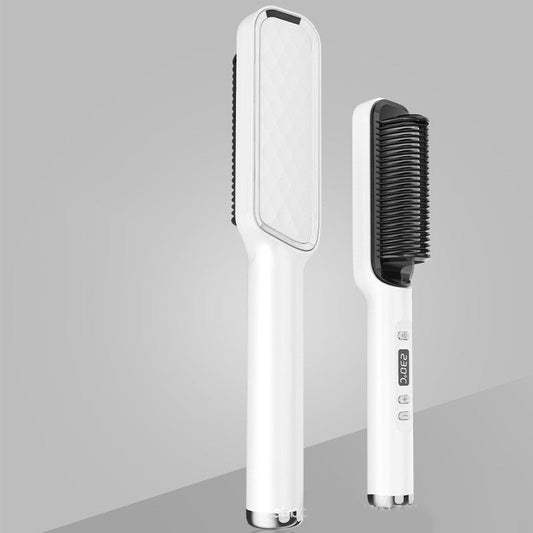 Hair Straightener Brush Electric Hot Comb Anti-scalding 