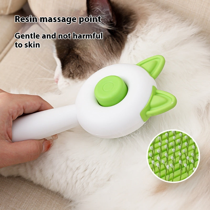 Pet Dog Brush Cat Comb Self Cleaning Pet Hair Remover Brush For Dogs 