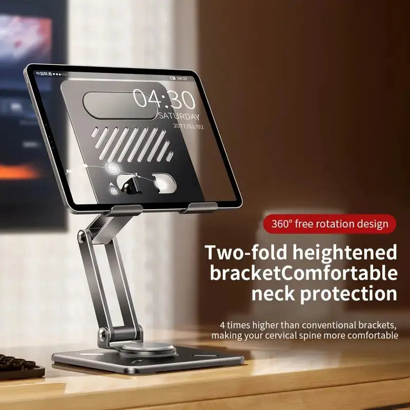 Desktop Rotating Stand That Supports IPad, A Versatile Adjustable Folding Phone Stand, Universal Temu