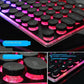 Dragon LED Backlight Gaming USB Wired Keyboard Mouse Set Yellow Pandora