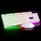 Ninja Dragons White Knight Gaming Keyboard and Mouse Set 