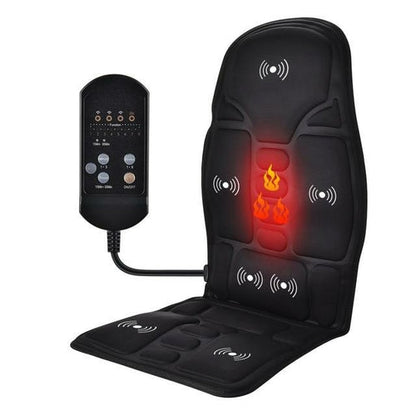 Portable Vibrating Heat Therapy Massage Cushion Mattress 