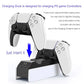 Dual Charging Dock for PlayStation5 Wireless Controller Station for 