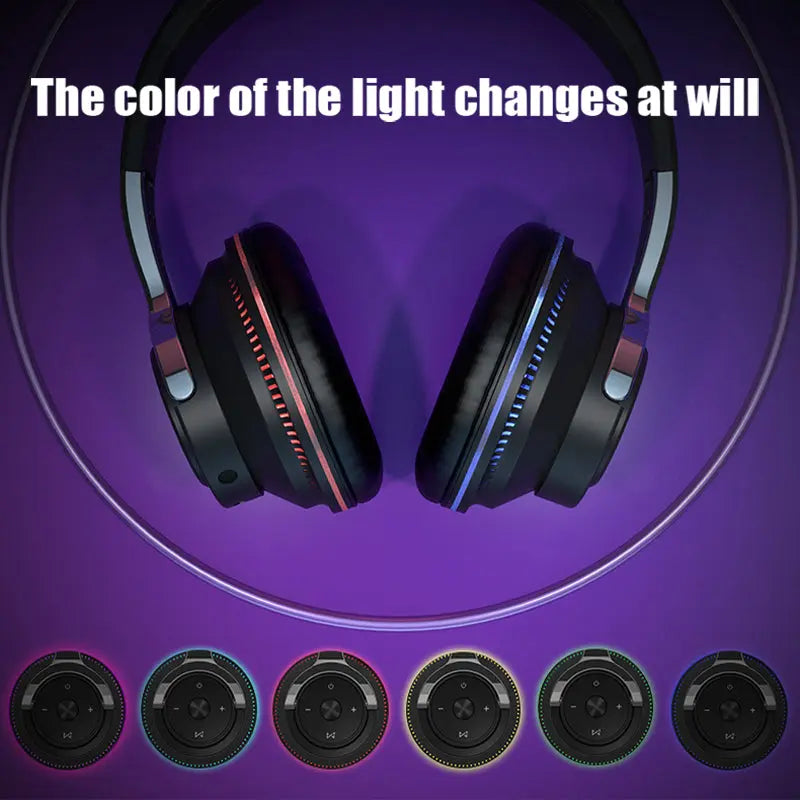 Ninja Dragon Wireless Light Changing Bluetooth Gaming Headset 