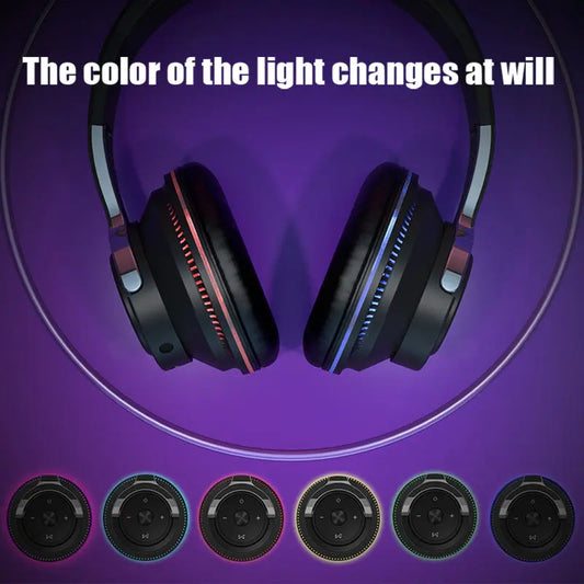 Ninja Dragon Wireless Light Changing Bluetooth Gaming Headset 