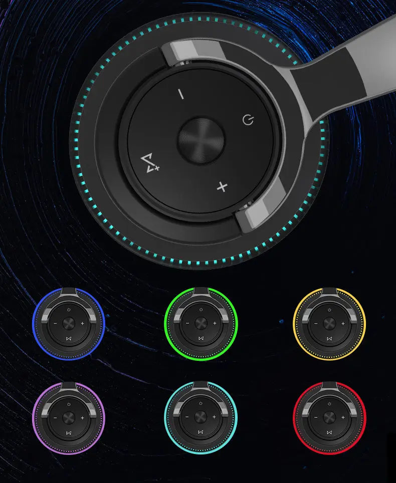 Ninja Dragon Wireless Light Changing Bluetooth Gaming Headset 