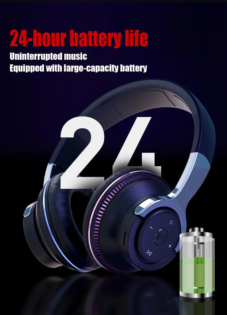 Ninja Dragon Wireless Light Changing Bluetooth Gaming Headset 
