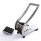 Stainless Steel French Fries and Potato Cutter with 2 Different Blades Yellow Pandora