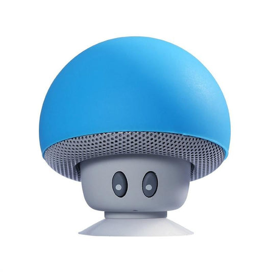 Portable Wireless Mushroom Bluetooth Speakers with Built-in Mic and 