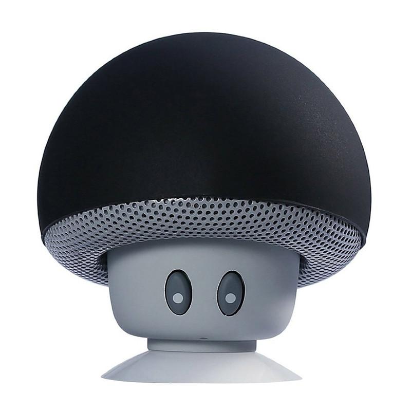 Portable Wireless Mushroom Bluetooth Speakers with Built-in Mic and 