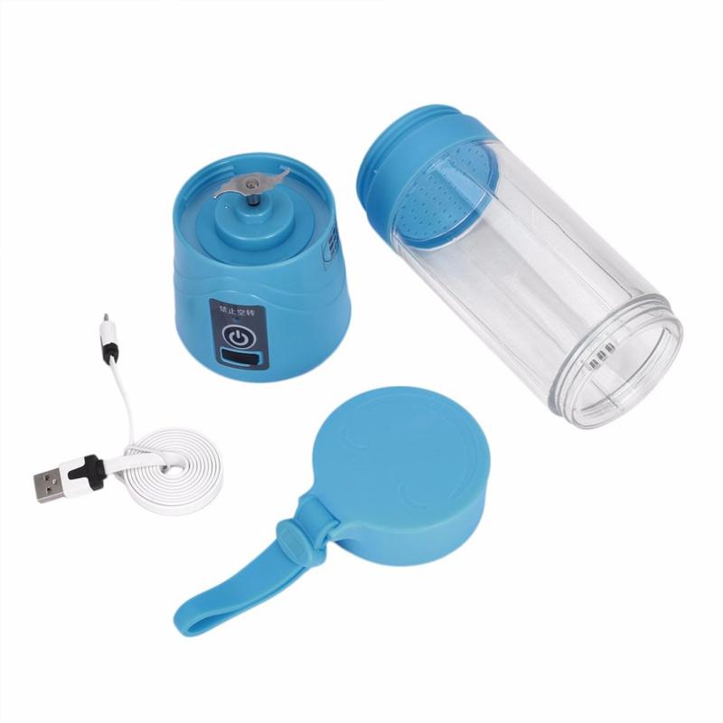 Portable Smoothie Blender, 380ml Juicer Bottle, USB Rechargeable, For 