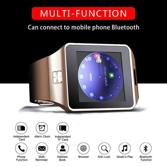 Bluetooth android smart watch with Camera Clock SIM TF Slot smartwatch 