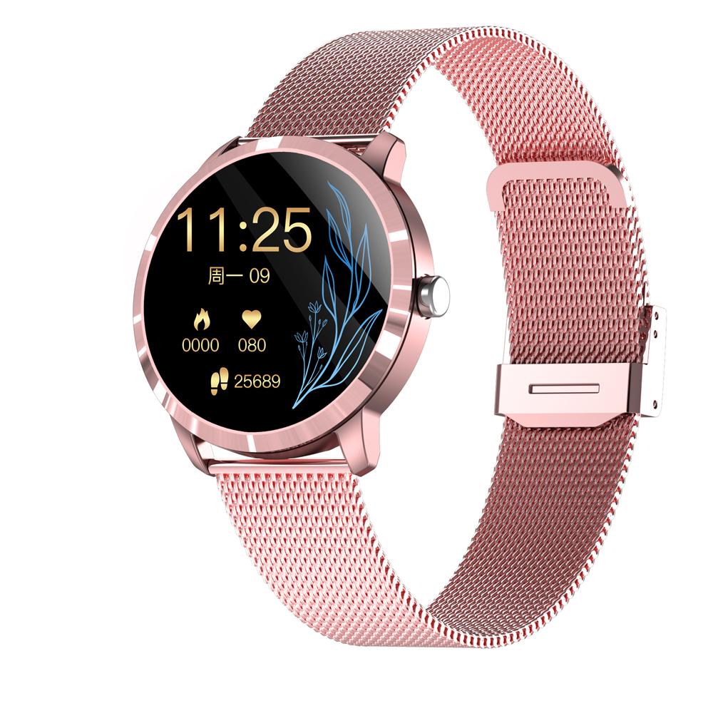 Q8L OLED Bluetooth Smart Watch Stainless Steel Waterproof Wearable 