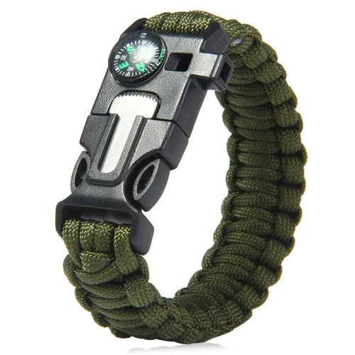 5 In 1 Tactical Movement Paracord Survival Bracelet 