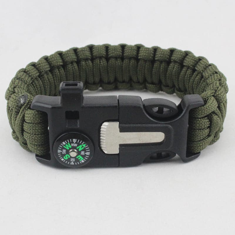 5 In 1 Tactical Movement Paracord Survival Bracelet 