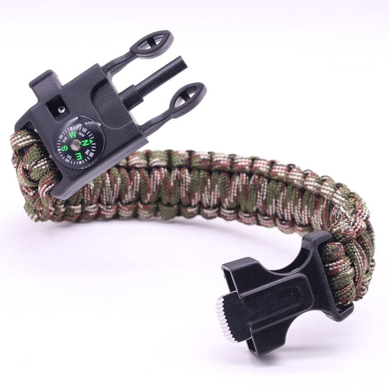 5 In 1 Tactical Movement Paracord Survival Bracelet 